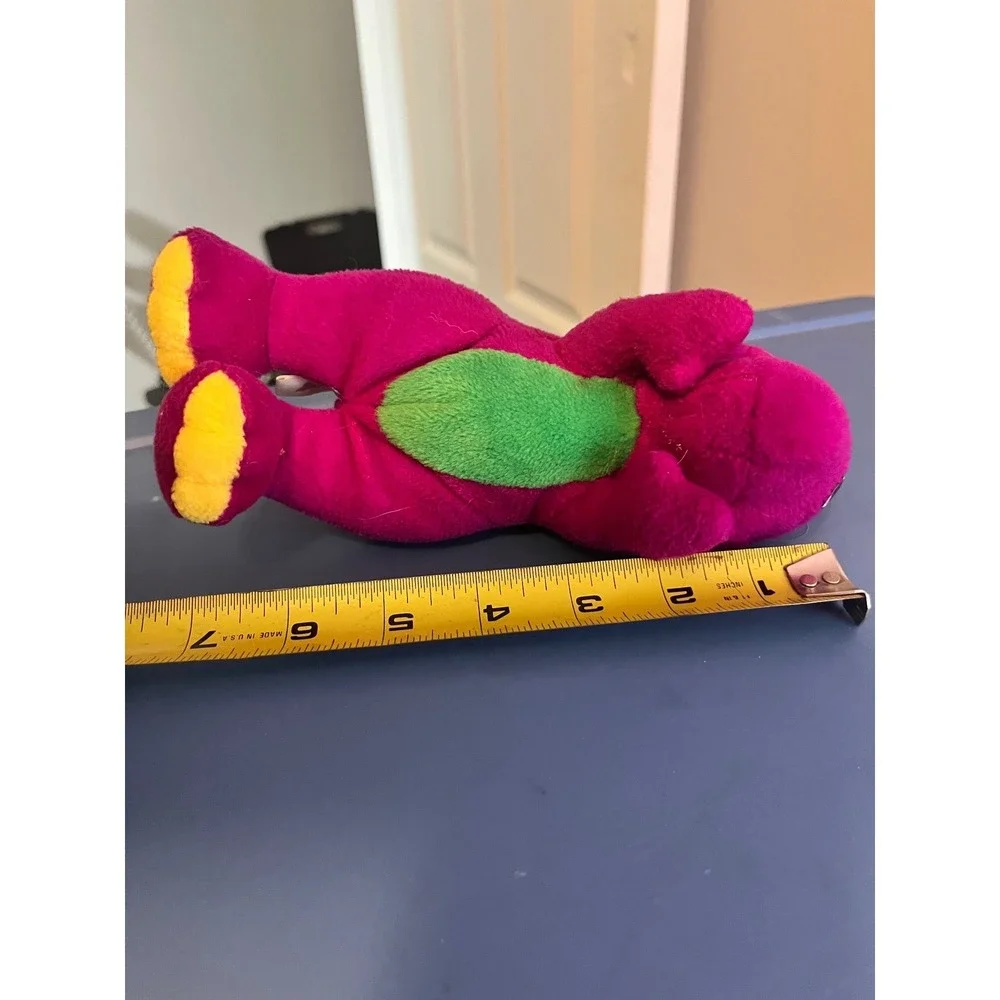 Vintage 1992 Barney‎ the Dinosaur Plush Dakin Lyons Group Purple 7 Inch Toy